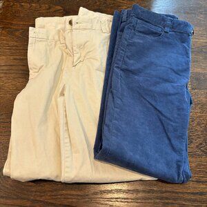 Vineyard Vines khakis and lightweight corduroys - size 16 boys